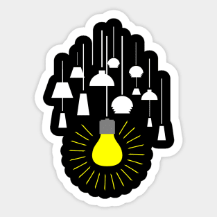 bright idea Sticker